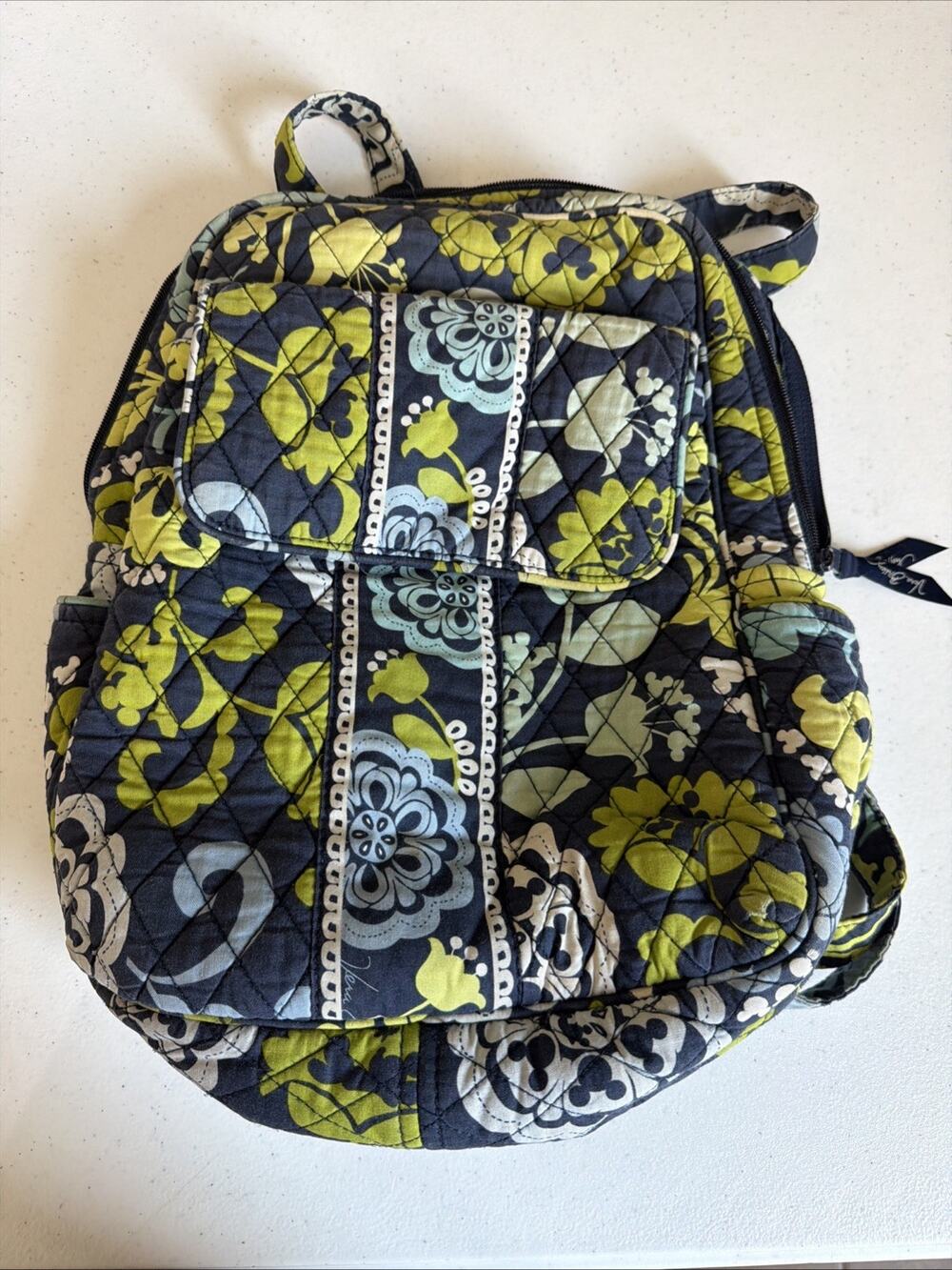 Vera Bradley Disney Parks Mickey Minnie Mouse blue where's mickey small Backpack